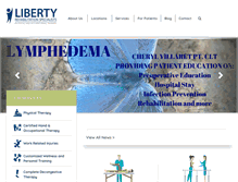 Tablet Screenshot of liberty-rehab.com